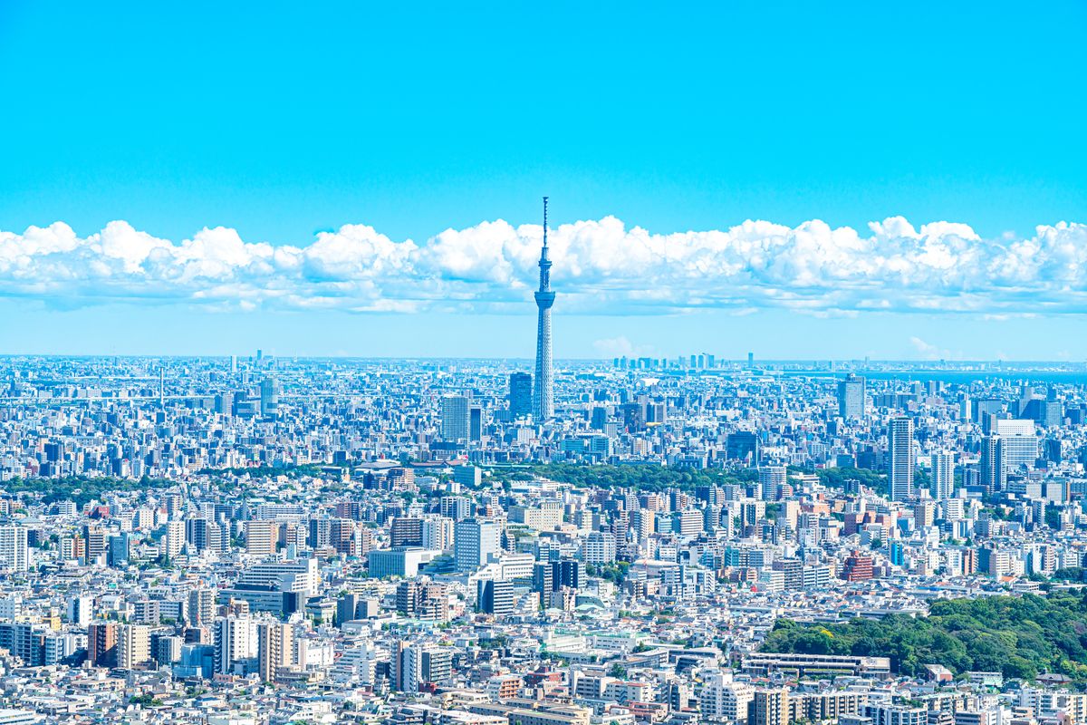 Tokyo city skyline with Tokyo Skytree - Japan market entry for Australian and New Zealand companies